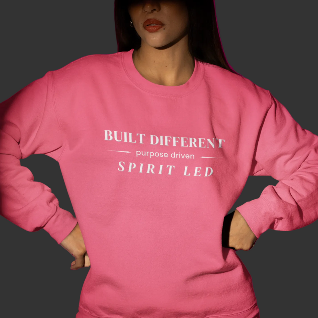 Built Different™ — Crewneck (Purpose Driven. Spirit Led.)